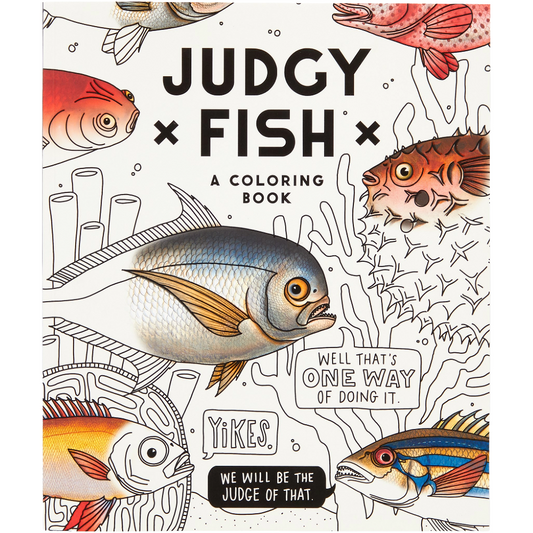 Judgy Fish Coloring Book