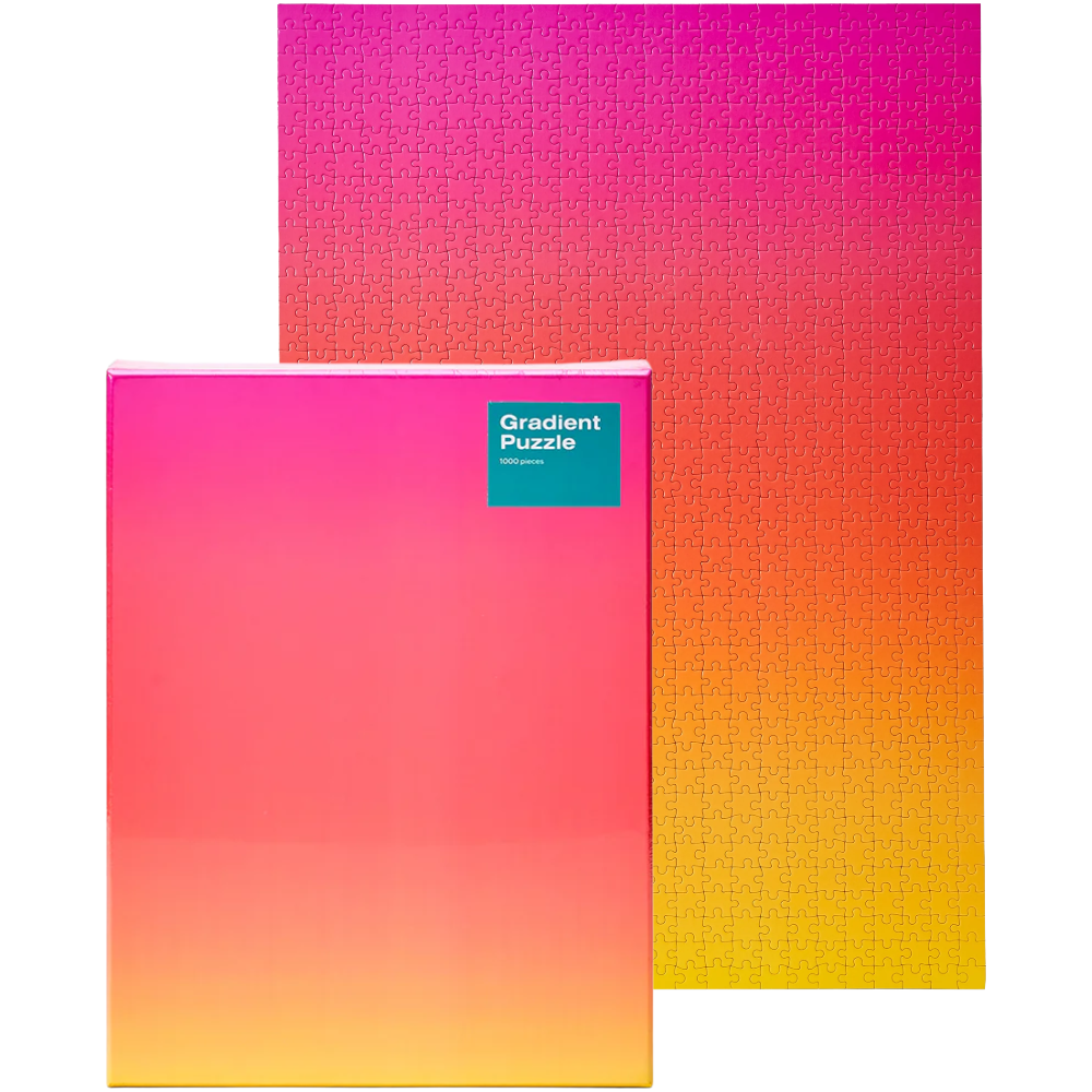 Pink/Yellow Gradient Puzzle - 1000 Piece