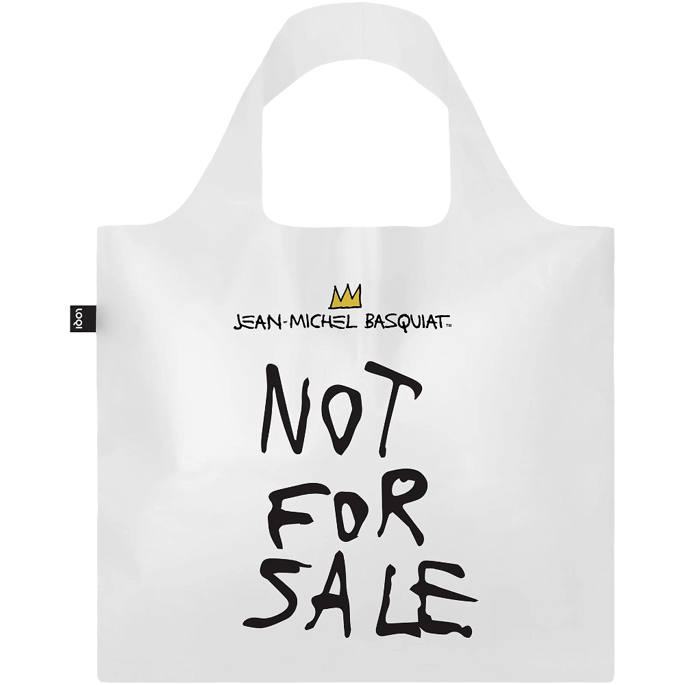Jean-Michel Basquiat Not for Sale Transparent Bag