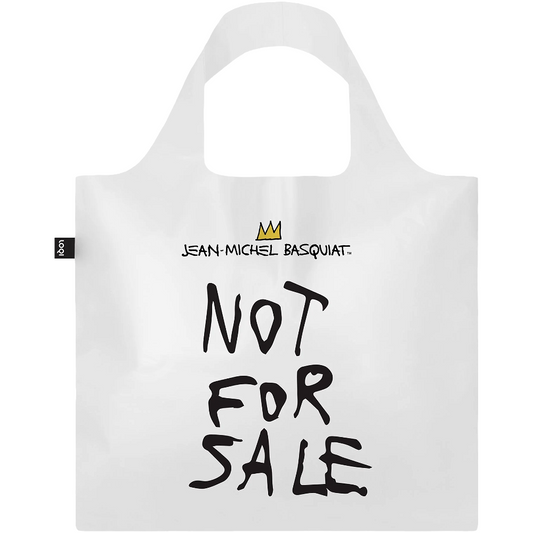 Jean-Michel Basquiat Not for Sale Transparent Bag