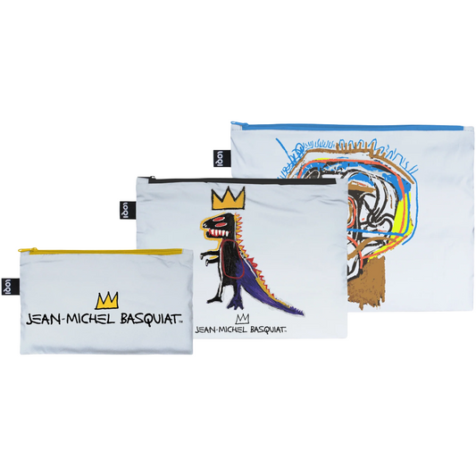 Jean-Michel Basquiat Crown, Pez Dispenser, Untitled Reflective Zip Pockets