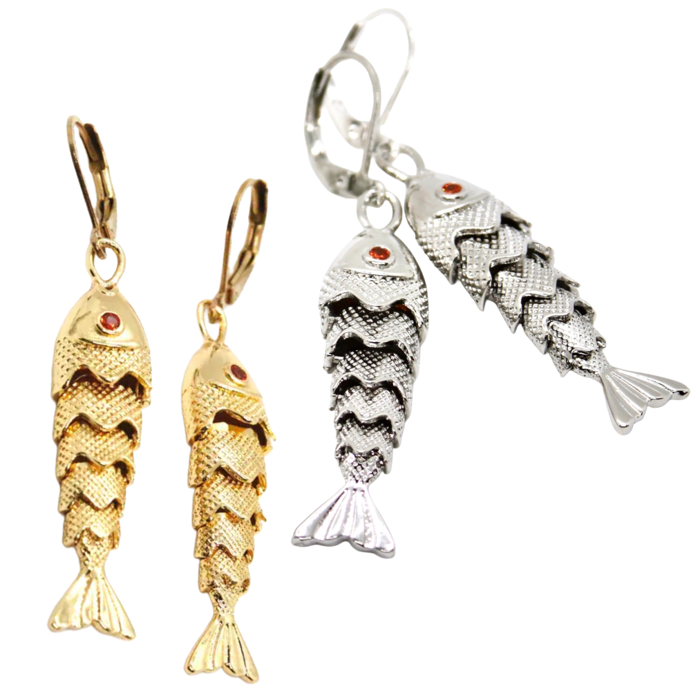 Articulated Fish Earrings