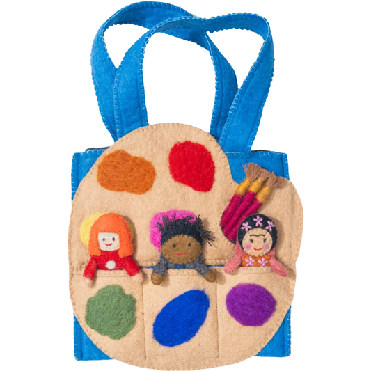 Felt Artist Puppet Bag