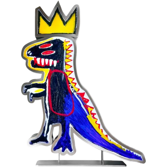 Jean Michel Basquiat Pez Neon Lamp