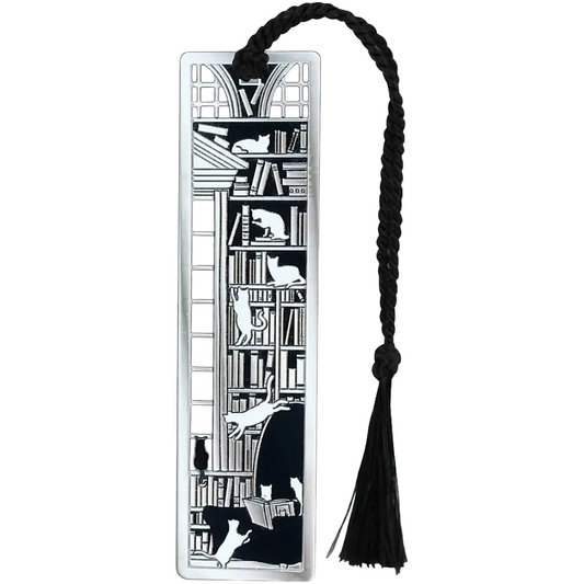 Nine Lives Metal Bookmark