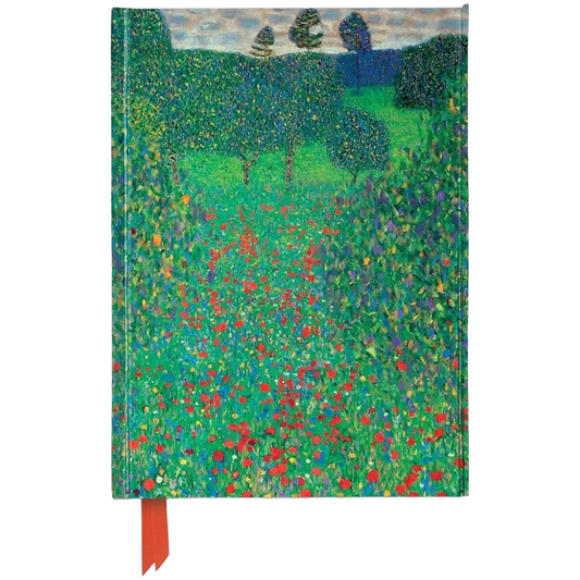 Gustav Klimt: Poppy Field Foiled Journal