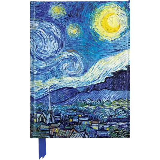Vincent Van Gogh Foiled Journal - Starry Night