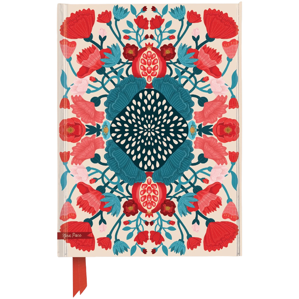 Nina Pace Foiled Journal - True Blue