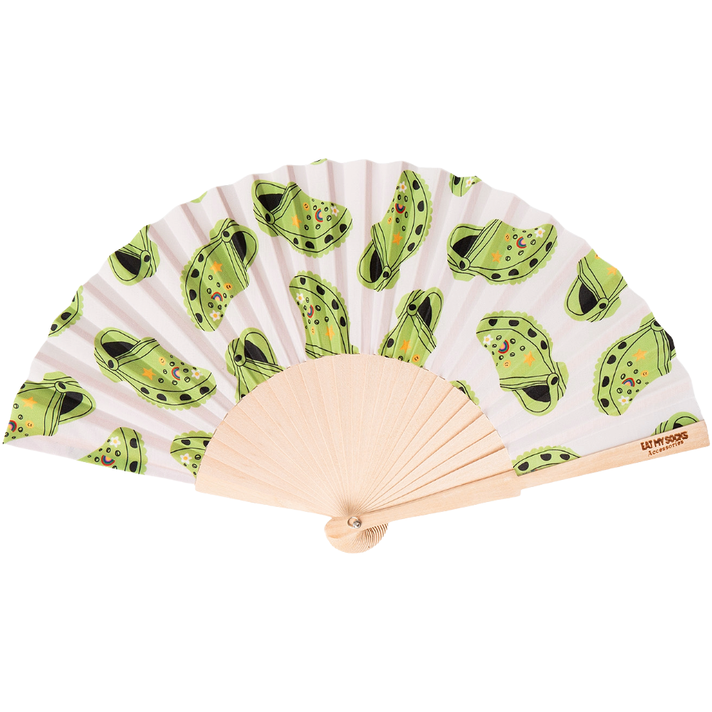 Beach Walks Hand Fan