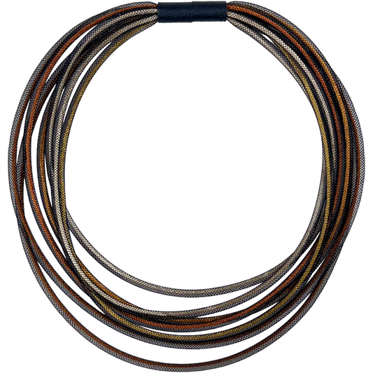 Metallic Life Round Necklace