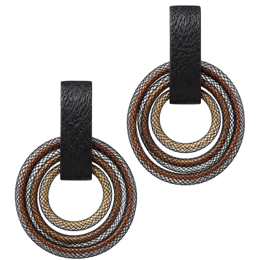 Metallics Life Circle Earrings