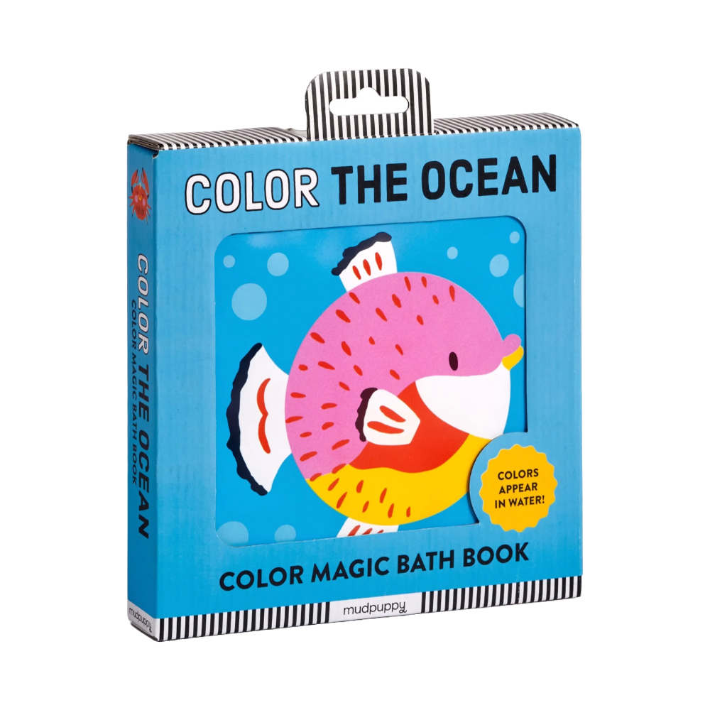 Color the Ocean Color Magic Bath Book