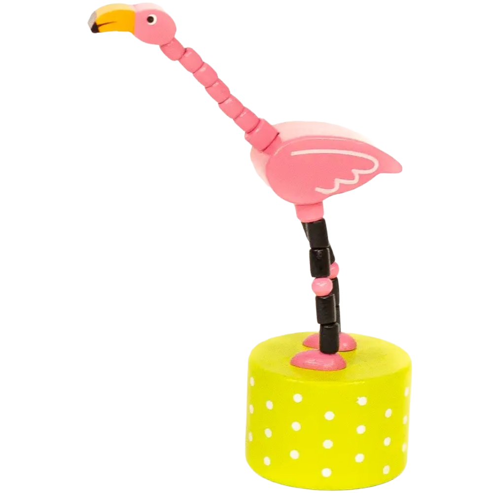 Flamingo Push Puppets