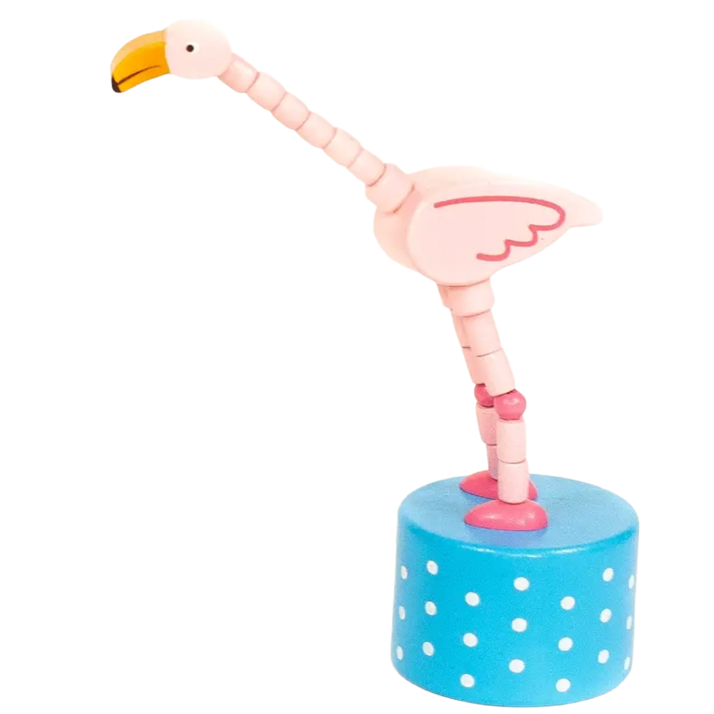 Flamingo Push Puppets