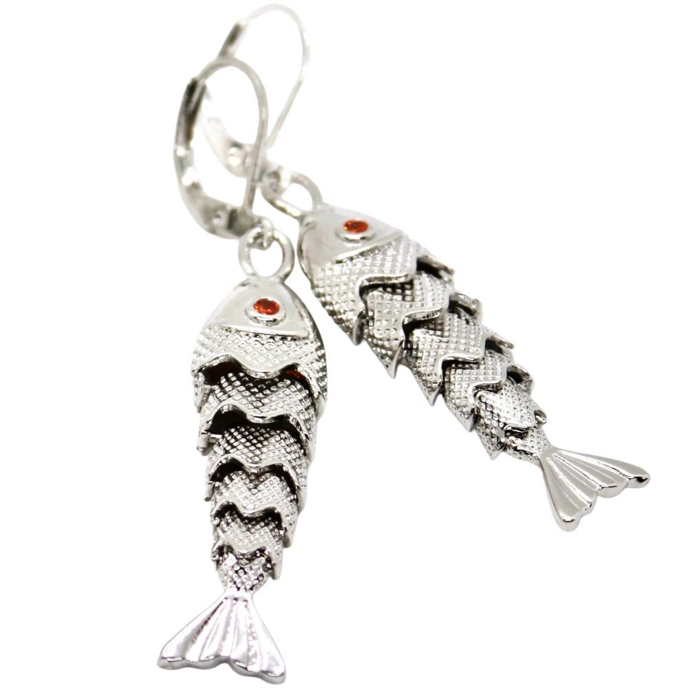 Articulated Fish Earrings