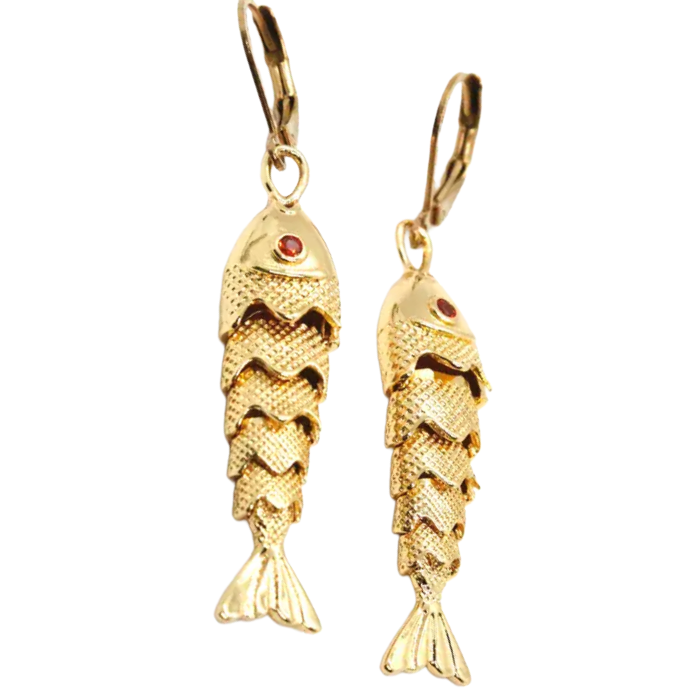 Articulated Fish Earrings