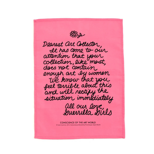 Dear Art Collector Handkerchief X Guerrilla Girls