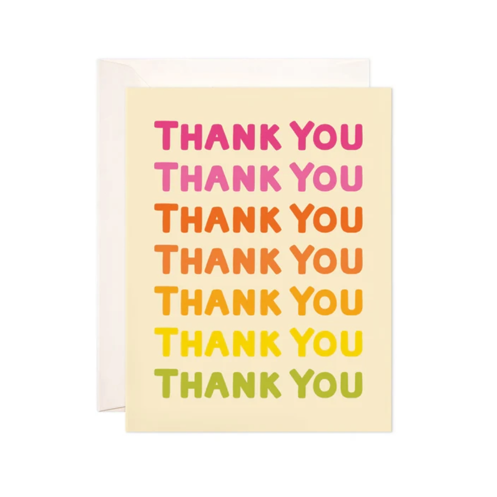 Ombre Thank You's (8 Pack Card Set)