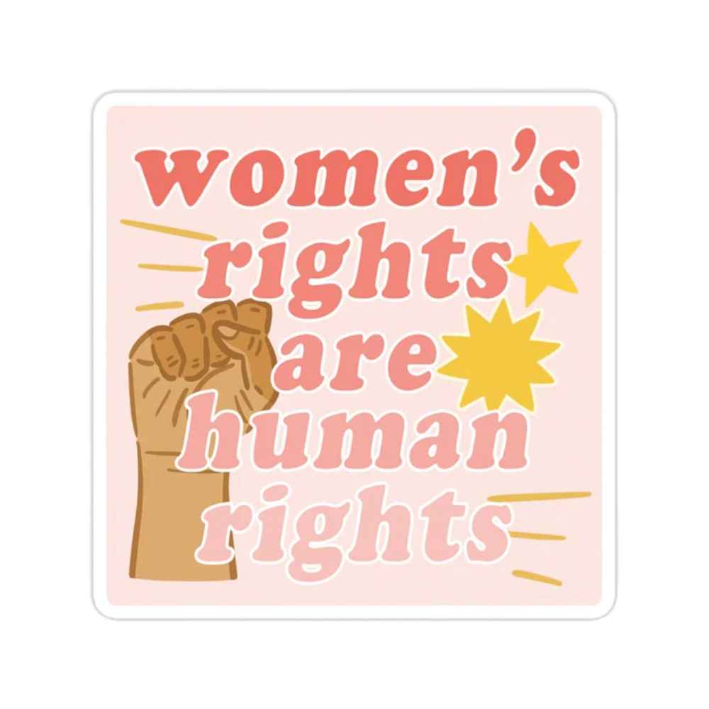 Women's Rights Vinyl Sticker