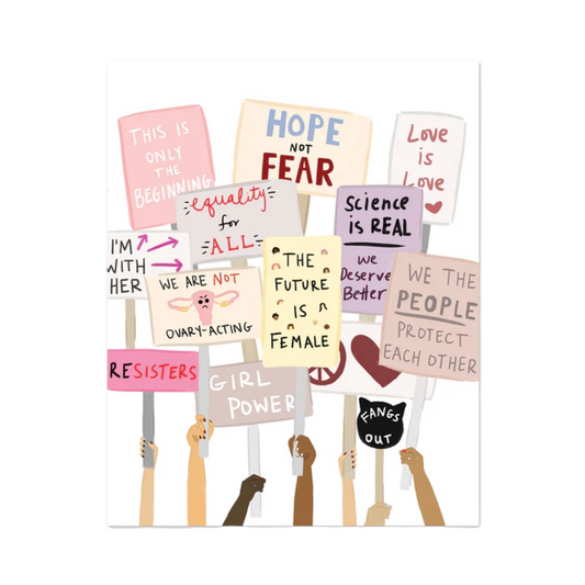 Women's March Art Print