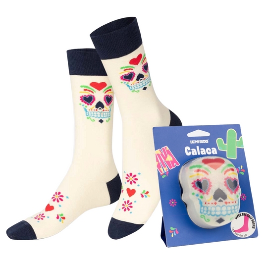 Eat My Socks: Calaca Skull Socks