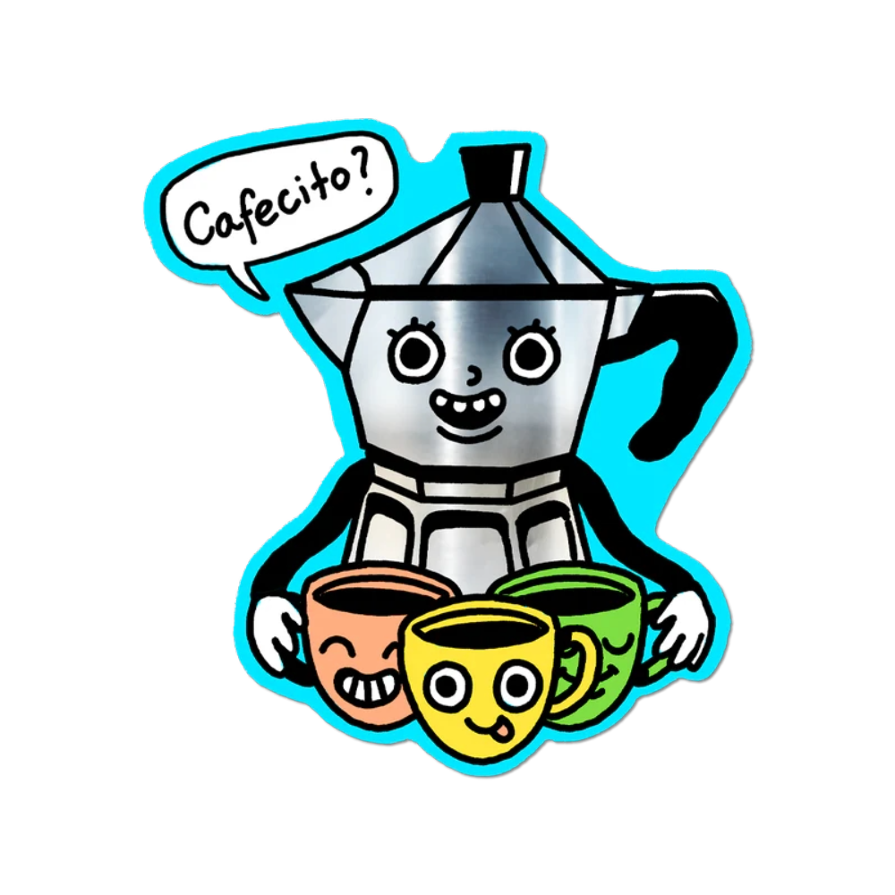 Cafecito? Sticker