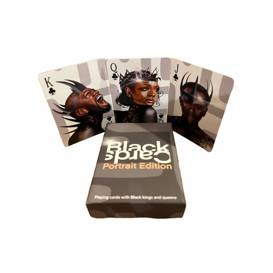 Black Cards Playing Cards: Portrait Edition