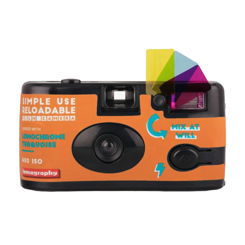 Single Use Reloadable Camera: Turquoise