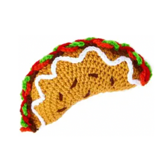 Knit Rattle: Taco