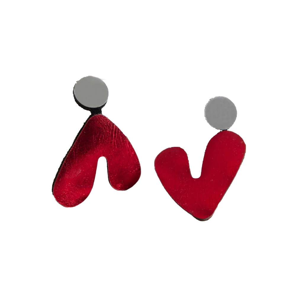 Audrey Asymmetric V Earrings