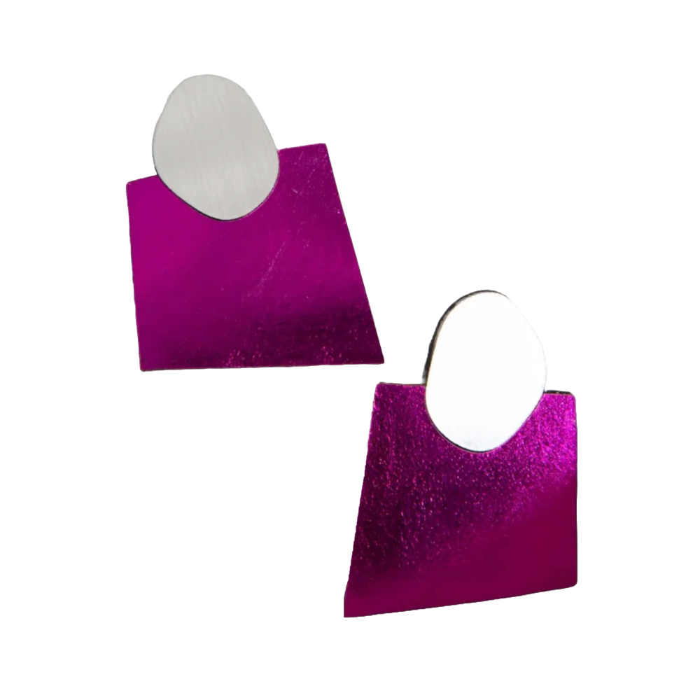 Audrey Earrings Pointed Square