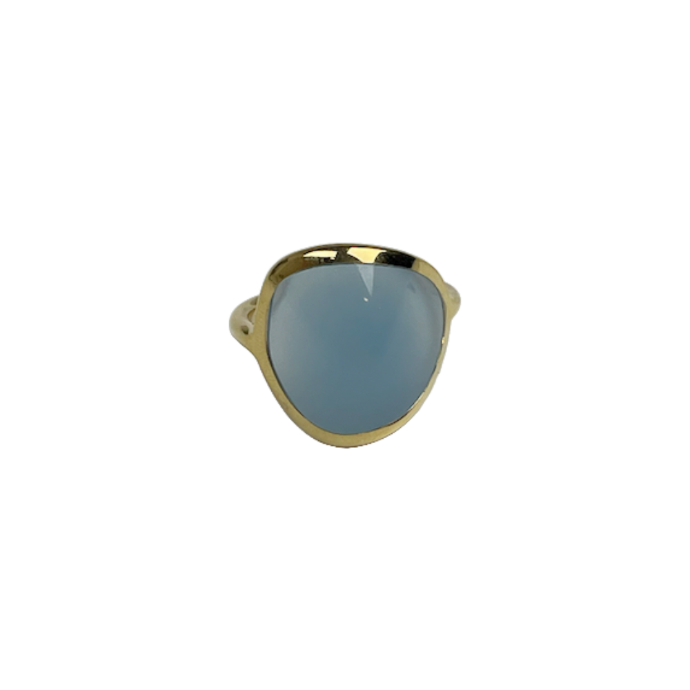 Organic Shape Skinny Ring