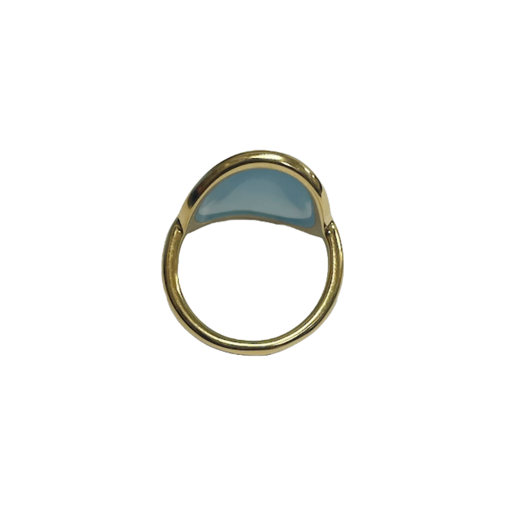 Organic Shape Skinny Ring