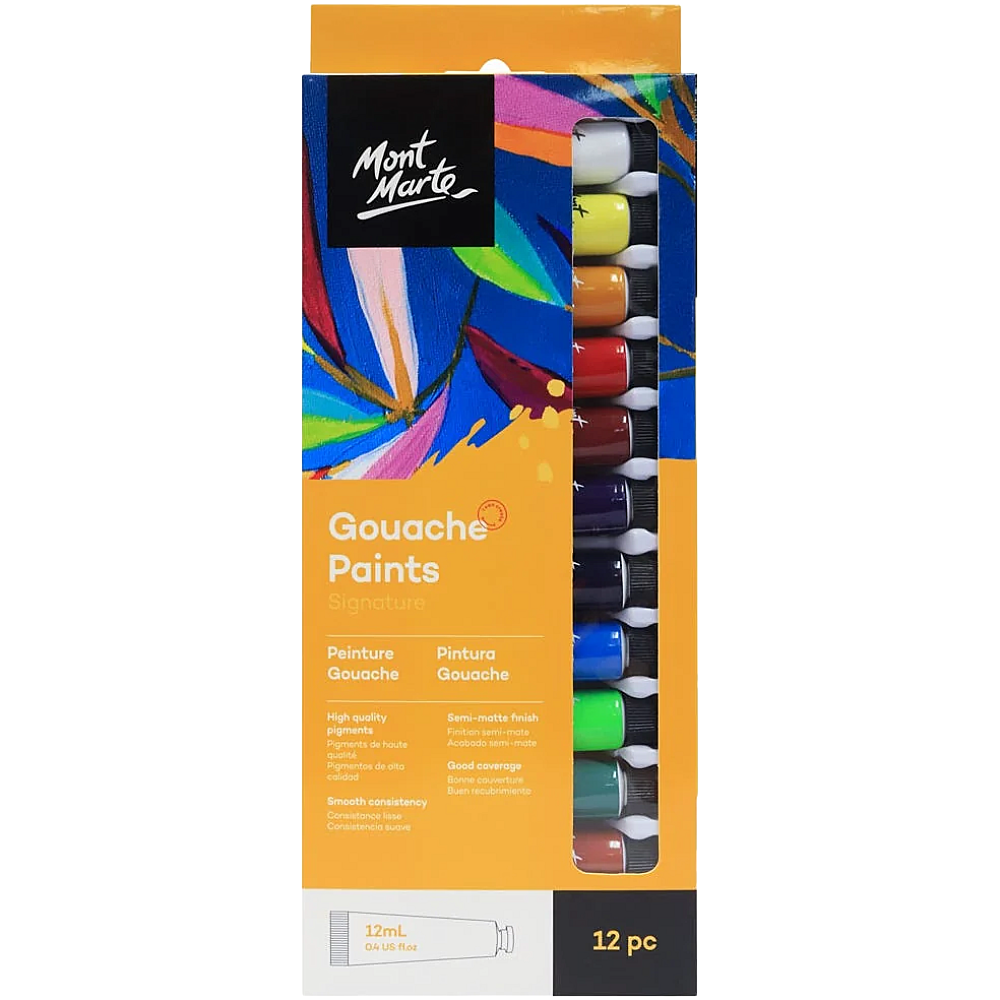 Gouache Paints 12pc Signature Set - 12ml