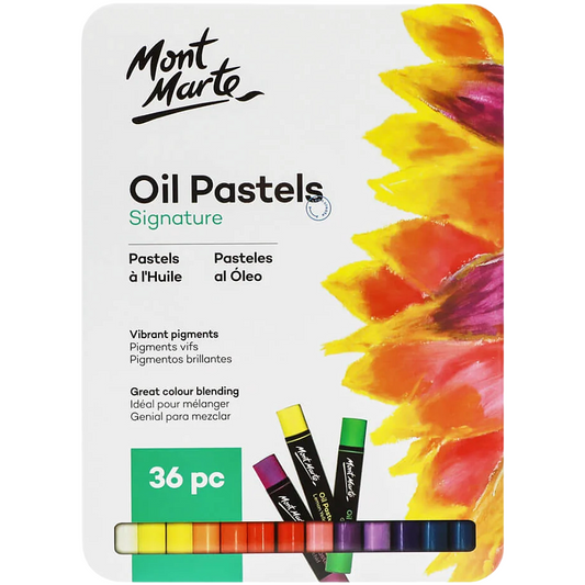 Oil Pastels in Tin Box - 36pc