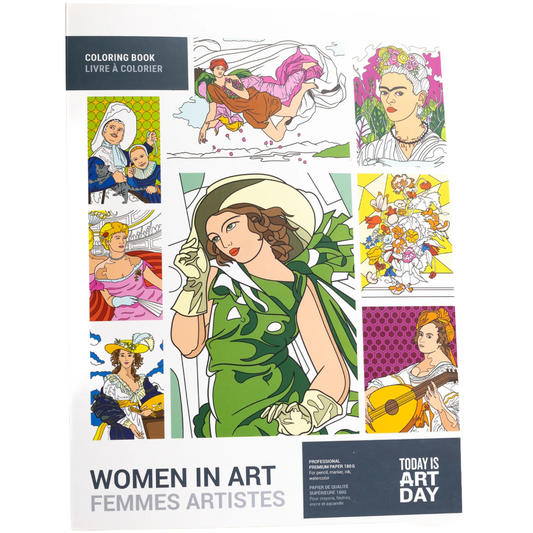 Women in Art - Coloring Book