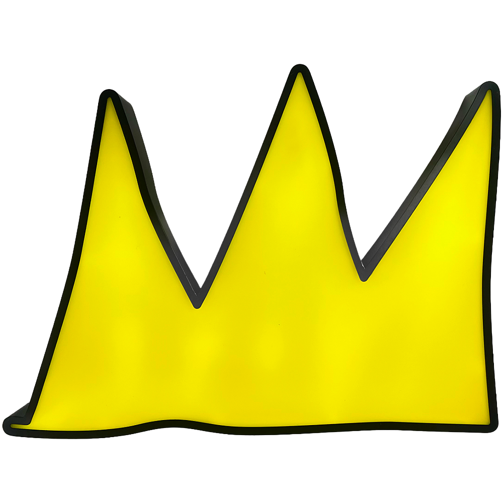 Jean Michel Basquiat The Crown Neon Lamp
