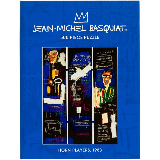 Basquiat Horn Players 500 Piece Book Puzzle