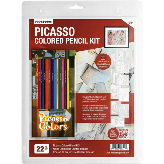 Picasso Colors Colored Pencils & Coloring Pages