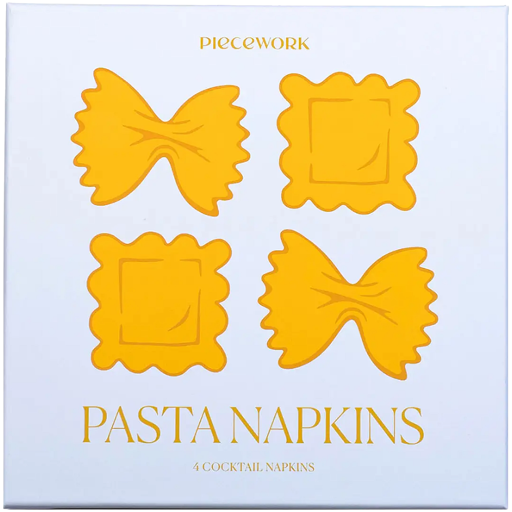 Pasta Cocktail Napkins - Set of 4