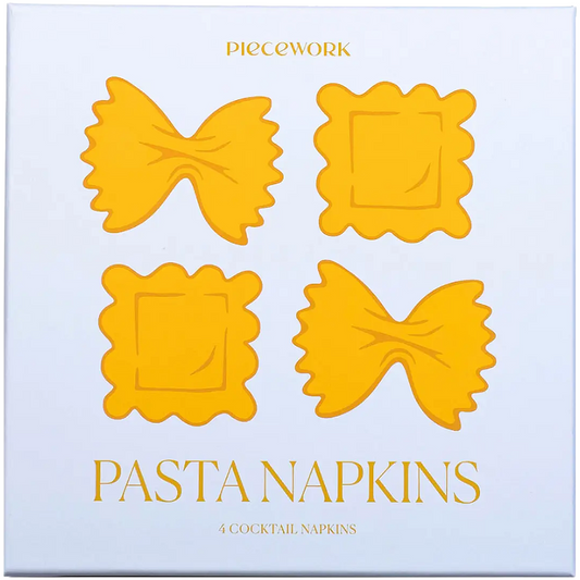 Pasta Cocktail Napkins - Set of 4