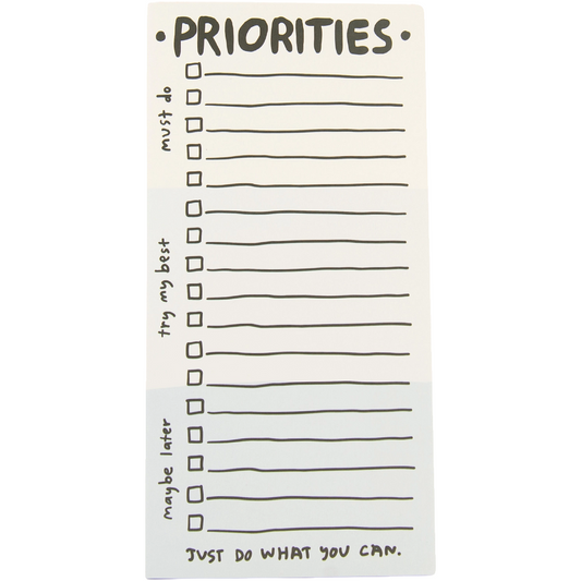 Priorities Notepad