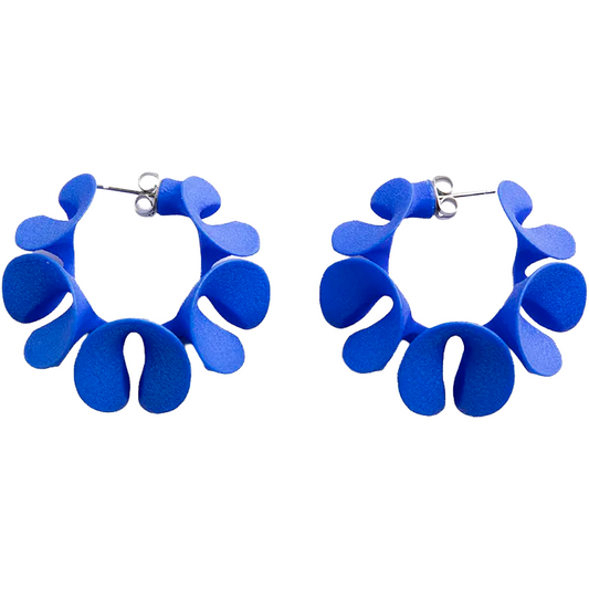 Blue Cora Earrings 2