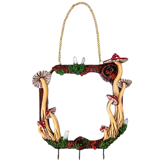 Hanging Mushroom Wall Mirror