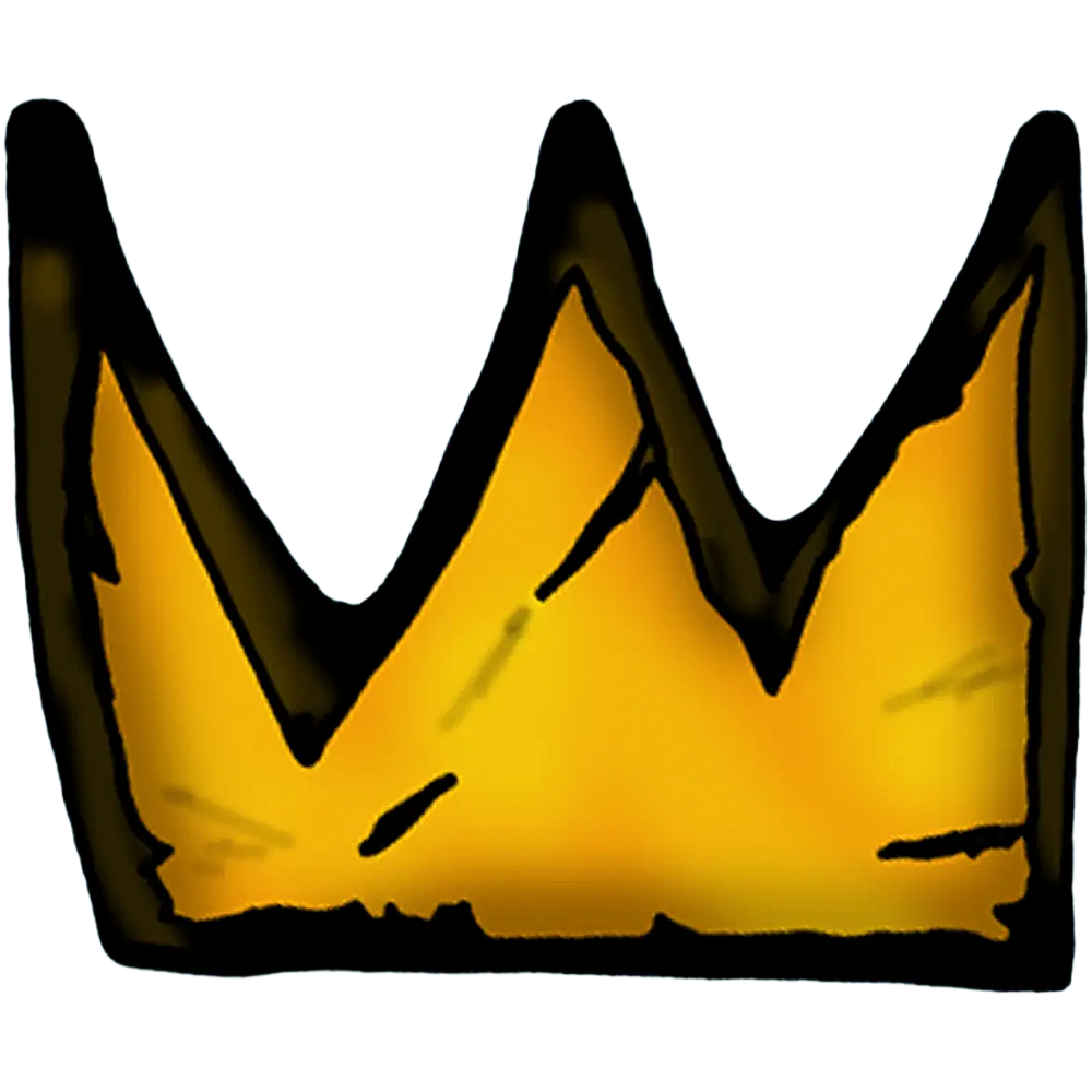 Basquiat-Inspired Crown Magnet