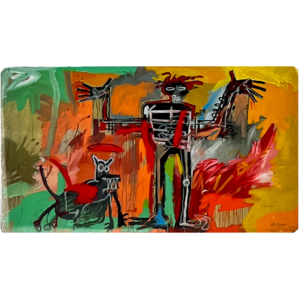 PAMM x Basquiat Magent - Boy and Dog in a Johnnypum