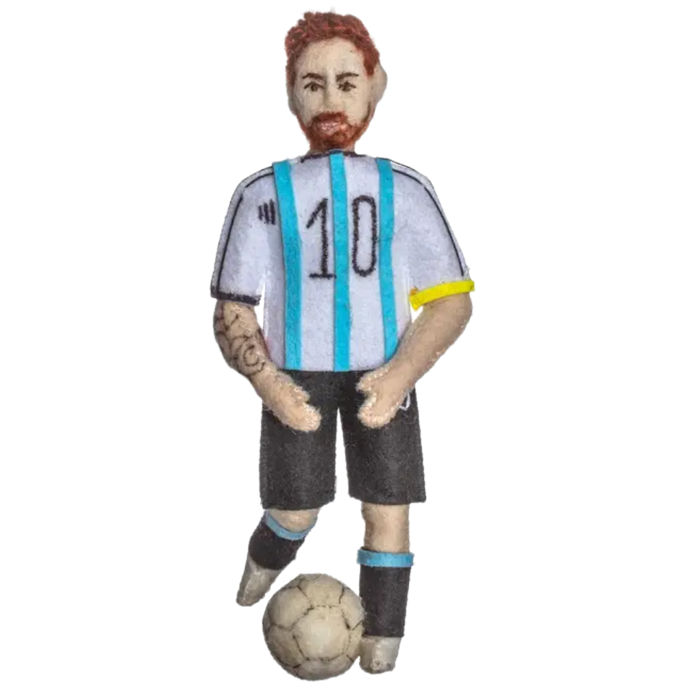 Lionel Messi Felt Wool Ornament