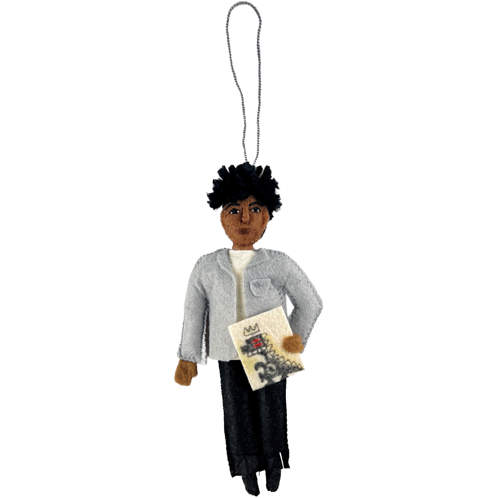 Jean Michel Basquiat Felt Wool Ornament