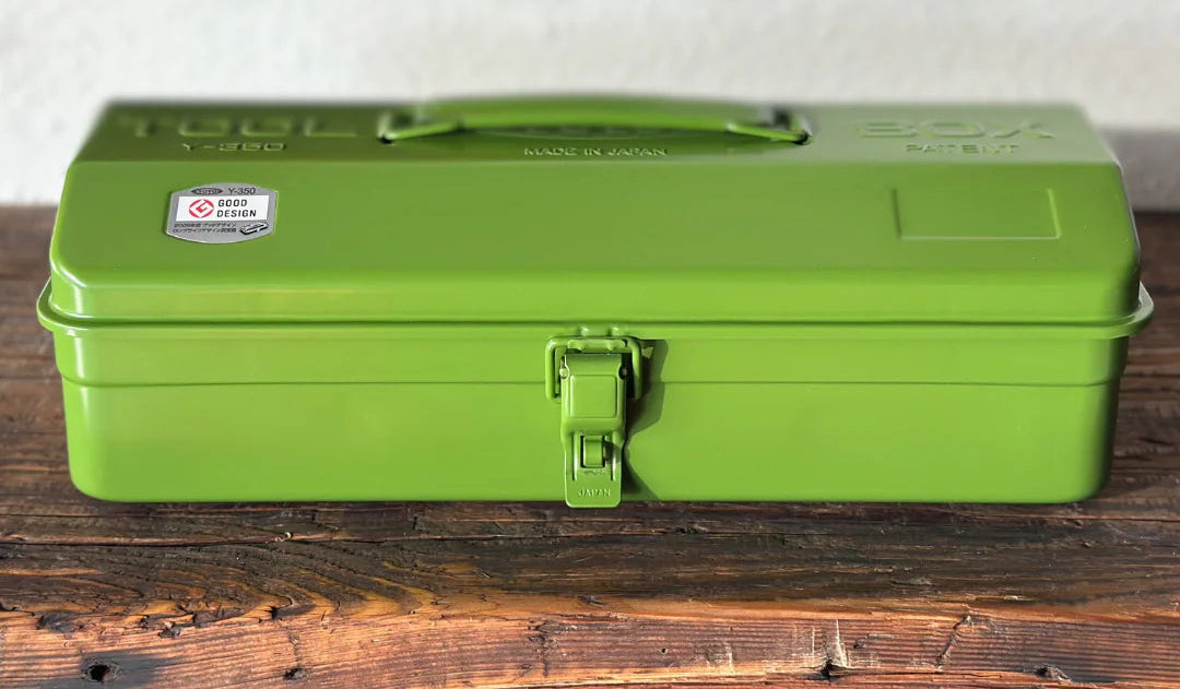 Toyo Steel Stackable Angle Top Box - Green