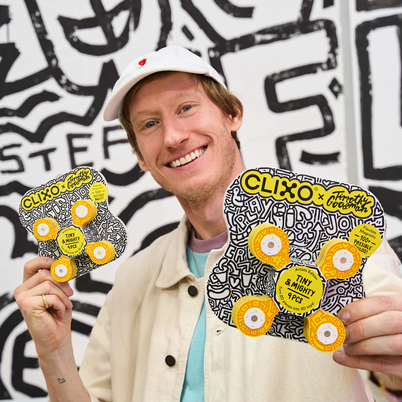 Clixo Magnetic Toy - Artist Edition: Timothy Goodman